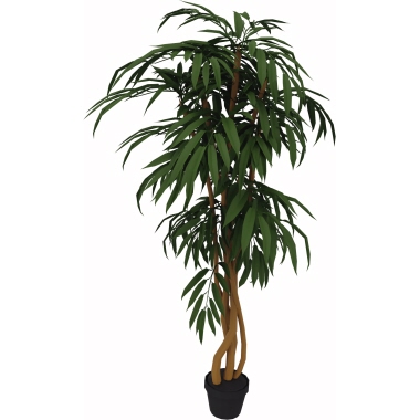 Zimmerpflanze Ficus 150cm grün, Ficus, inkl. Kunststofftopf, Farbe: grün Dies sind künstliche Pflanzen., Dies sind
