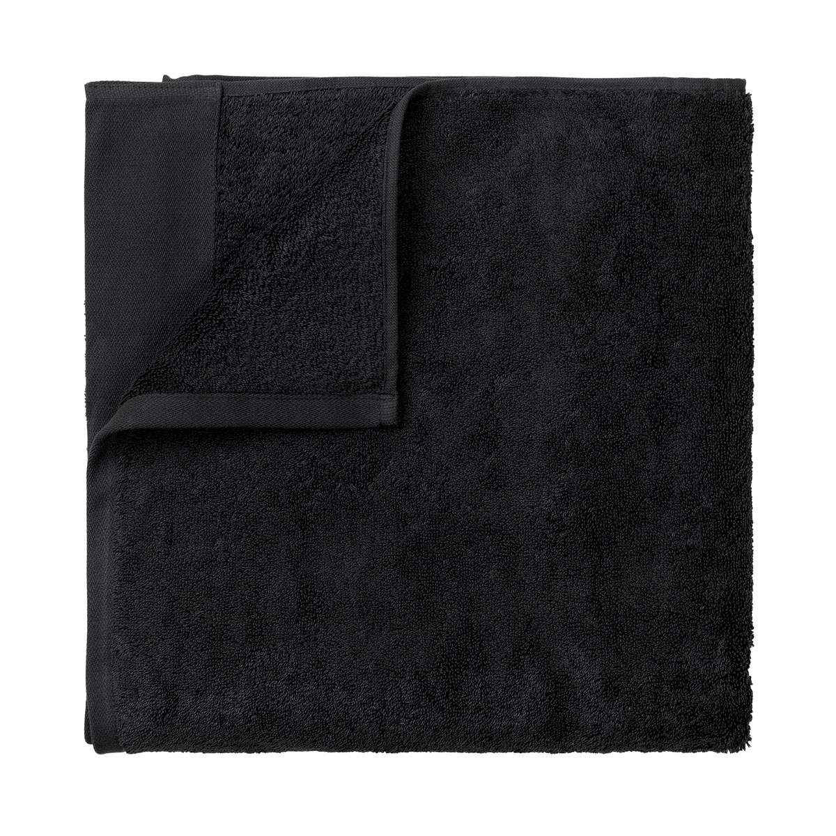 Badetuch -RIVA- Black 70 x 140 cm. Material: Baumwolle. Von Blomus.