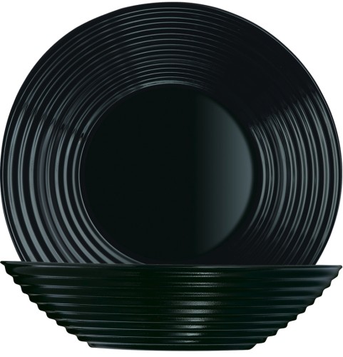 Harena Uni schwarz Schale 20cm * - Luminarc Noir (gehärtet)