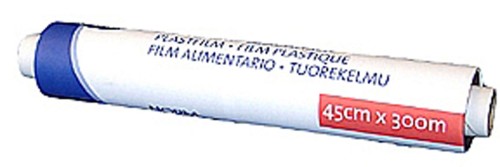 Duni Frischhaltefolie (PVC), Nachfüllpackung 45 cm Transparent, 3 Stk/Krt (3 x 1 Stk)