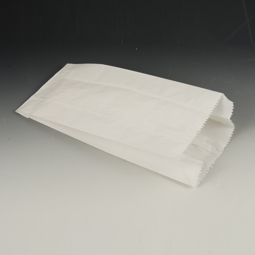 1000 Papierfaltenbeutel, Cellulose, gefädelt 24 cm x 11 cm x 6 cm weiss Füllinhalt 1 kg von PAPSTAR