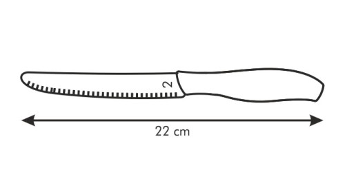 Vespermesser SONIC 12 cm, 6 St.