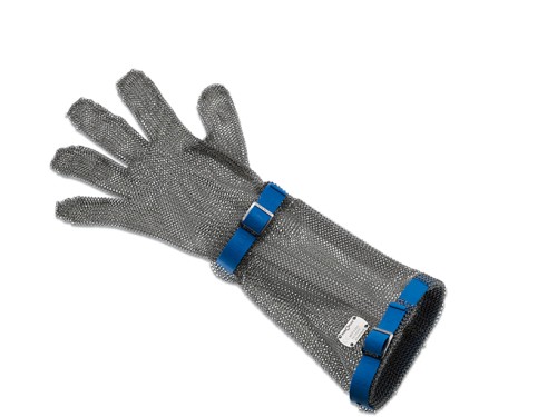 EUROFLEX-Handschuh, 5 Finger 19 cm Stulpe, groß, blau Giesser - Made in Germany