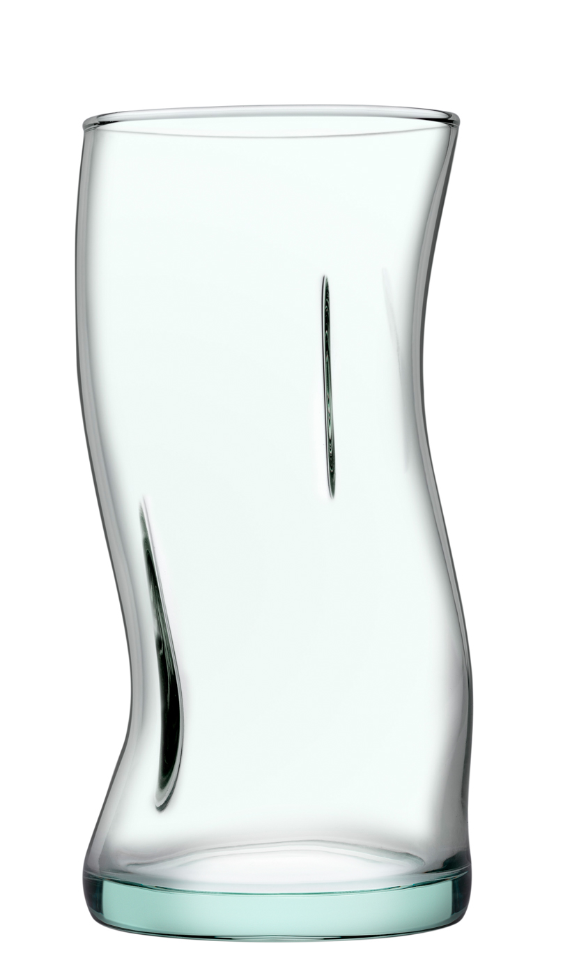 Longdrinkglas Pasabahce Aware Amorf, 0,44 ltr., Ø 7 cm, Set á 4 Stück, Glas Bestehend aus 100% recycletem Glas