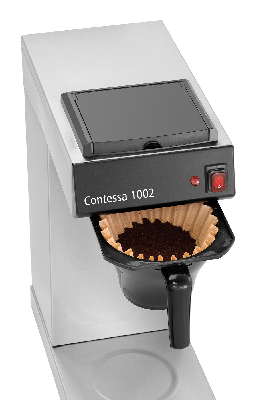 Bartscher Kaffeemaschine Contessa 1002 | Steuerung: Kippschalter | Maße: 21,5 x 40 x 520 cm. Gewicht: 6,5 kg