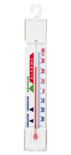 SARO Tiefkühl Thermometer Modell 1578.5 - Ausdehnungsthermometer zur Messung der Temperatur des Kühl- oder Gefrierschranks - Material: