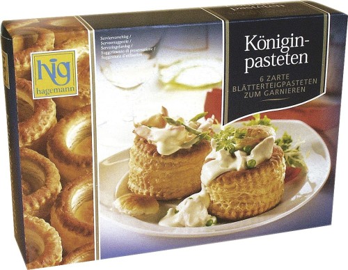 Hig Hagemann Königin-Pasteten 6er Bouchees 150G