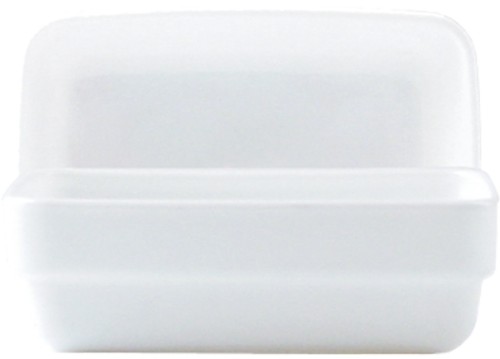 Stapelschale rechteckig RESTAURANT UNI 17,5 cl - Höhe 66 mm, Durchmesser 115 x 85 mm Arcoroc Blanc gehärtet