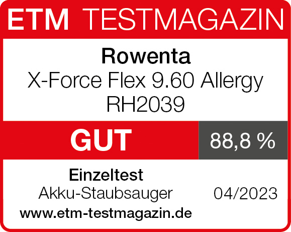 Rowenta Akku-Staubsauger X-Force Flex 9.60 Allergy lila