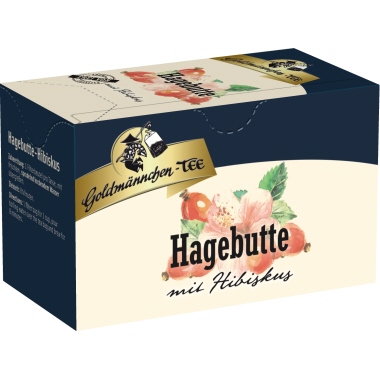 Goldmännchen Tee Hagebutte mit Hibiskus 20 Btl./Pack., 20 Btl./Pack.