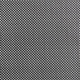 Tischset - schwarz, weiss 45 x 33 cm PVC, Schmalband wasserfest Farbe: Weiß