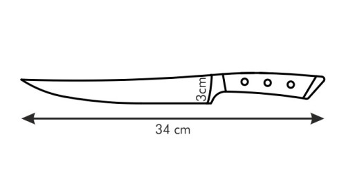Fleischmesser AZZA 21 cm