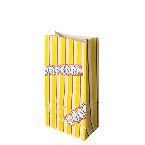 100 Popcorn Tüten, Pergament-Ersatz 1,3 l 20,5 cm x 10,5 cm x 6 cm "Popcorn" fettdicht von PAPSTAR