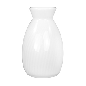 Vase 10 cm - Form: Swing Time - weiss - aus, Porzellan. Hersteller: Eschenbach. "Made in, Germany".