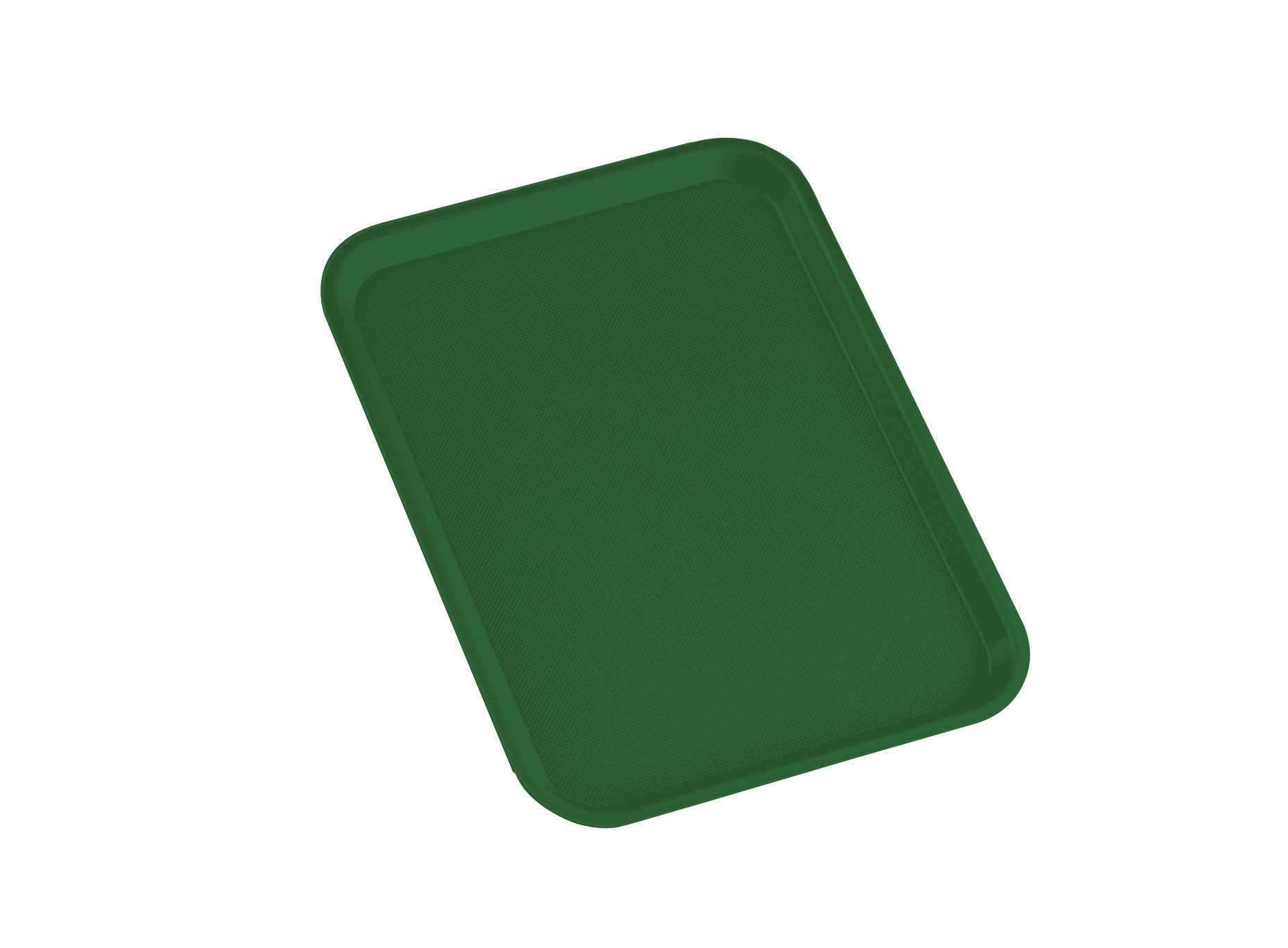 ARAVEN Fast Food-Tablett 416x305mm aus Polypropylen zum Servieren von Speisen, grün