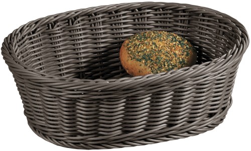 KESPER Brot-  Obstkorb, oval, grau