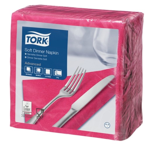 Tork Soft Dinnerserviette Pink Advanced Pink