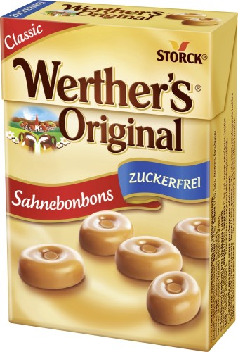 Storck Werthers Original Minis ohne Zucker 42G