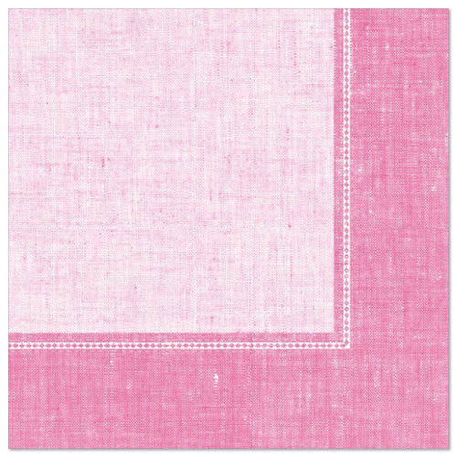 50 Servietten "ROYAL Collection" 1/4-Falz 40 cm x 40 cm rosa "Linum" von PAPSTAR