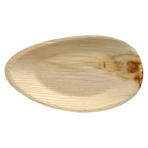 25 Teller, Palmblatt "pure" oval 32 cm x 18 cm x 3 cm von PAPSTAR