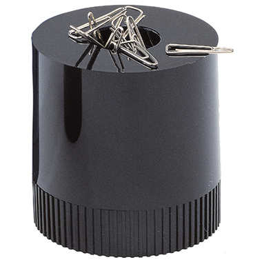 arlac Klammernspender clip-boy 7 x 7 cm (Ø x H) mit Klammer Polystyrol schwarz