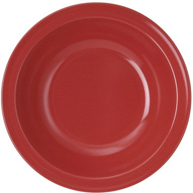 WACA Suppenteller COLORA in rot, aus Melamin. Durchmesser: 20,5 cm. Kapazität: 0,6 l.