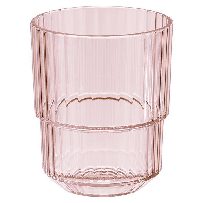 APS Trinkbecher LINEA aus Tritan, in rosa. Kapazität: 0,15 l. Durchmesser: 6,5 cm. Höhe: 8 cm.