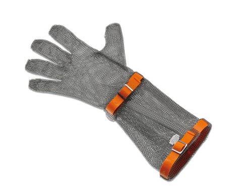 EUROFLEX-Handschuh, 5 Finger 19 cm Stulpe, x-groß, orange Giesser - Made in Germany