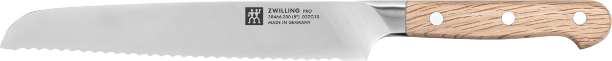 Brotmesser, 20 cm, Natur, Stein Eiche, Serie: Pro Wood. Marke: ZWILLING