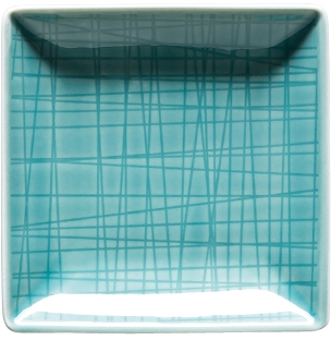 Rosenthal Mesh Aqua Schale quadr. 10 cm