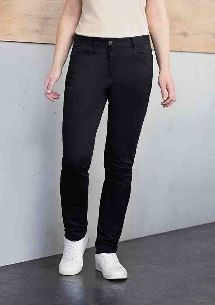 Damen 5-Pocket-Hose Classic-Stretch, aus nachhaltigem Material , Bio-Baumwolle - Größe: 34