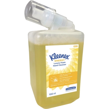 Kleenex® Schaumseife ENERGY Teebaumöl Zitrone 1l, Typbezeichnung des Duftes: Teebaumöl Zitrone, parfümiert, Kartusche,