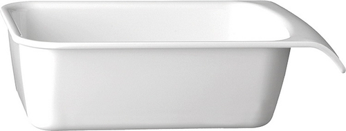 GN 1/4 Schale -CASCADE- 26,4 x 16,2 cm, H: 7,5 cm Melamin, weiß, 1,5 Liter spülmaschinengeeignet stapelbar nicht