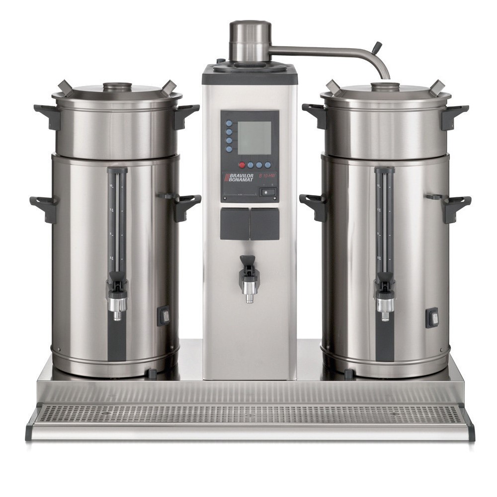 Bonamat Bravilor Filterkaffeemaschine 400V 2 x 5,00 l Kaffee, 3,00 l Heißwasser 790 x 570 x 799 mm (B x T x H)