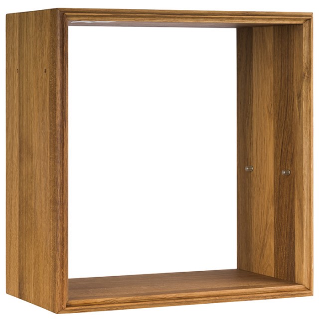 APS Buffetständer -WINDOW-, 37 x 35,5 cm, H: 19 cm, Eichenholz, inklusive 20 Haltestiften, für Einlegeböden