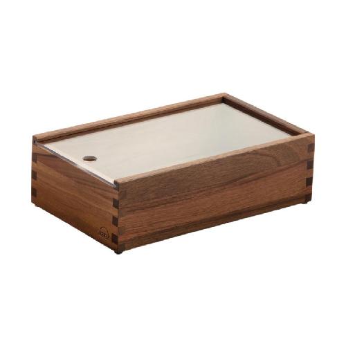 Zieher Besteckbox Holz 26,5x16,2x8,0cm, walnuss