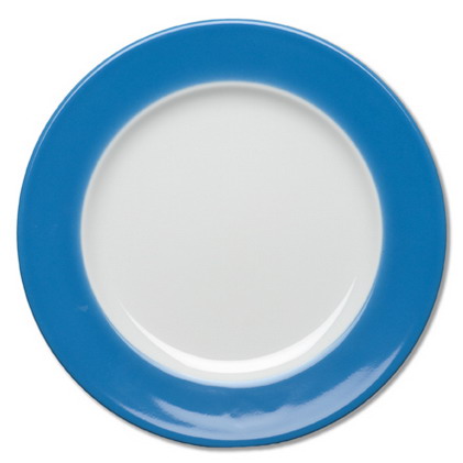 Dessertteller flach 20 cm, Farbe: polar blue / polarblau Form: Eschenbach Coffeeshop Color.