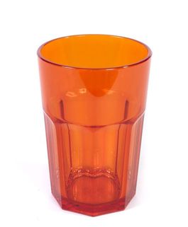 Roltex Becher im amerikanischen Design mit 340 ml Füllvermögen, BPA-frei, orange