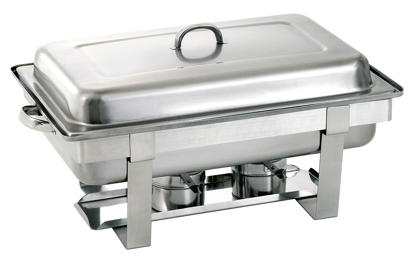 Bartscher Chafing-Dish 1/1 BP | Funktionen: Warmhalten | Maße: 61 x 35 x 320 cm. Gewicht: 4,3 kg