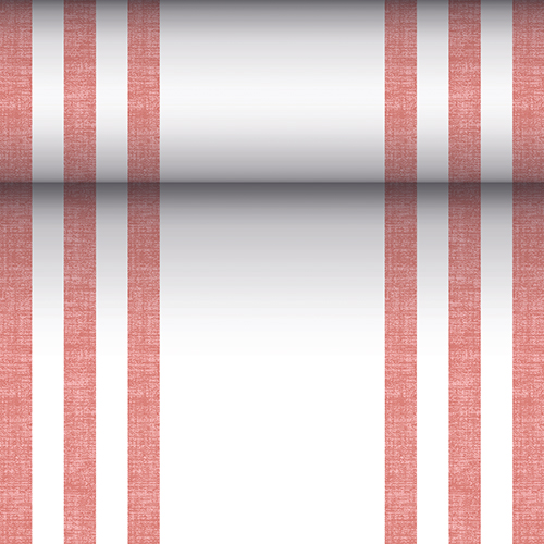 Tischläufer, stoffähnlich, PV-Tissue Mix "ROYAL Collection" 24 m x 40 cm bordeaux "Lines" von PAPSTAR