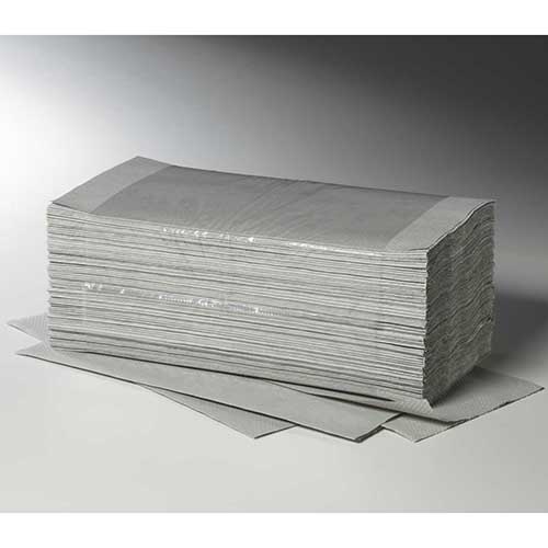 5000 Blatt Handtuchpapier V-Falz 23 cm x 25 cm natur "Plus L" Zick-Zack, 1-lagig (20x250) von Fripa
