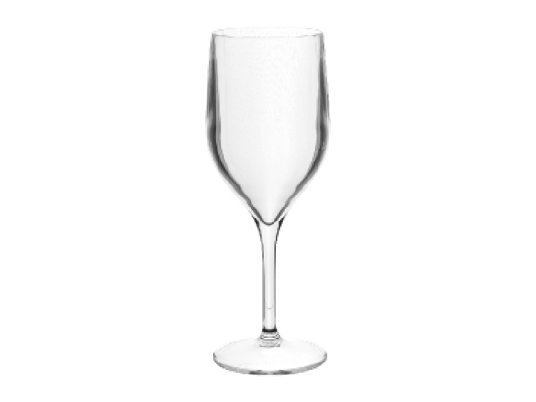 Roltex Weinglas Tao 31 cl aus unzerbrechlichem, glasklarem Kunststoff, BPA-freie Materialien