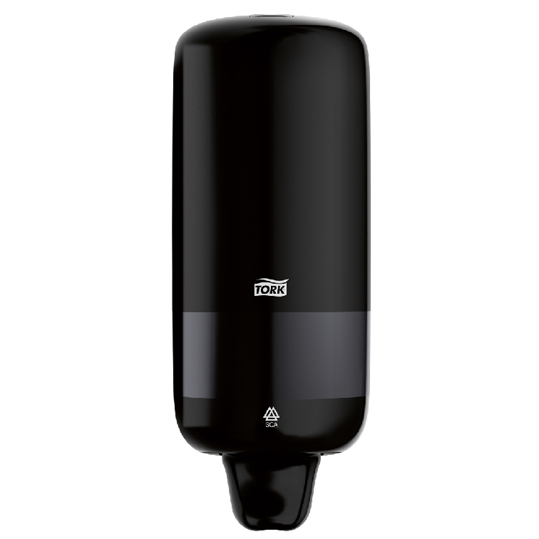 Tork Seifenspender ELEVATION S1 schwarz Material: Kunststoff, Farbe: schwarz, Inhalt: 1.000 ml.