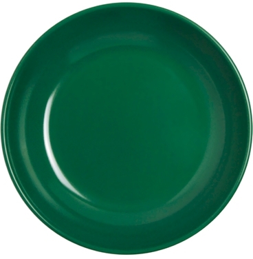 WACA Coupteller COLORA in grün ohne Fahne / breitem Rand, aus Melamin. Durchmesser: 19 cm. Kapazität: 0,5 l.