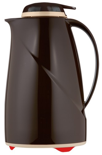 Helios Isolierkanne Wave Push 1,5 l cappuccino