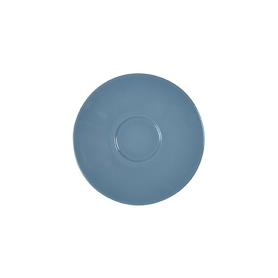 Untere zu 4881 14,5 cm - Form: Table Selection -, Dekor 79925 grau-blau - aus Porzellan., Hersteller: Eschenbach. "Made in Germany".