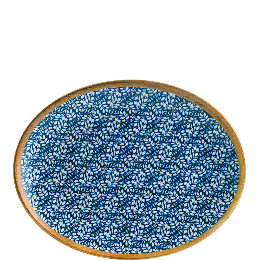 Bonna Lupin Moove Platte oval 36x28cm, Envisio Digitaldruck, Porzellan