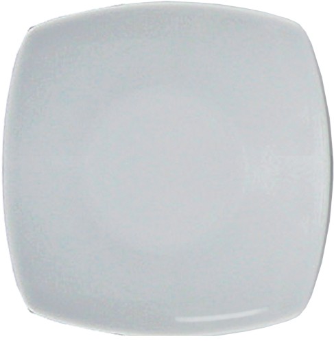Tokio Uni Teller quadr.flach 31cm * - weiß - Saturnia Porzellan