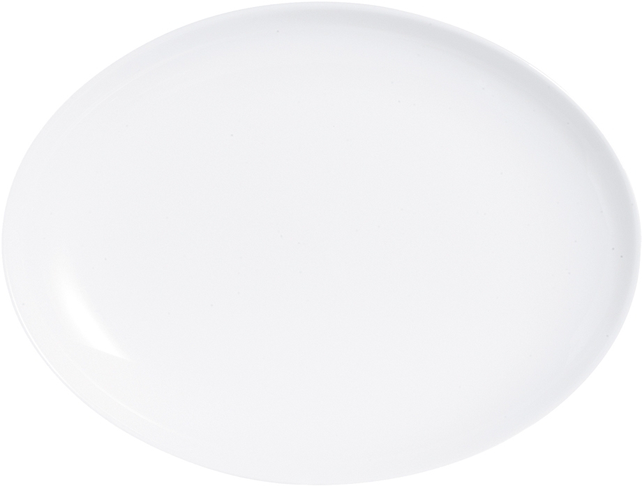 Servierplatte EVOLUTION, oval, 33x25 cm, weiß, von Arcoroc