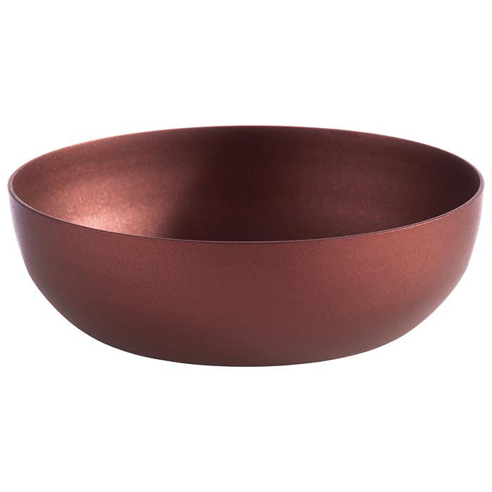 APS Schale -LEVANTE- Ø 7,5 cm, H: 2,5 cm Edelstahl, Farbe: copper red